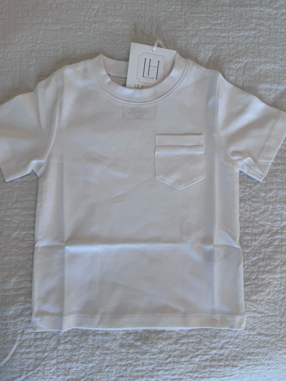 NWT Lila and Hayes Charles Pocket T-Shirt